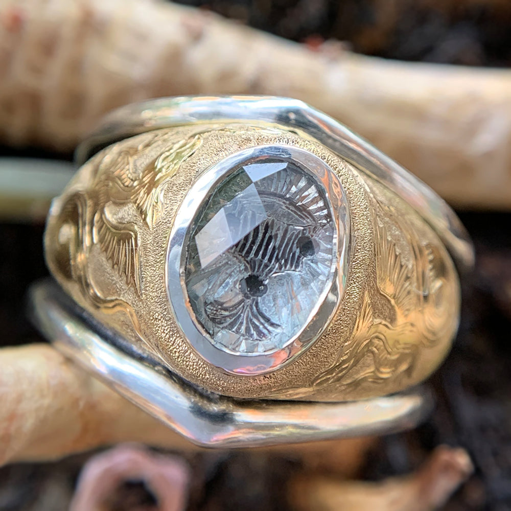 one of the actual two-toned rings Alara sells