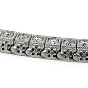 Deco-Style Diamond Tennis Bracelet - "Gatsby"