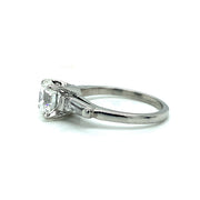 Platinum Diamond Engagement Ring - "Queen of Light"