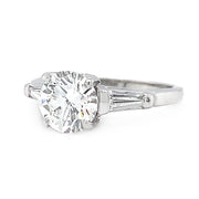 Platinum Diamond Engagement Ring - "Queen of Light"