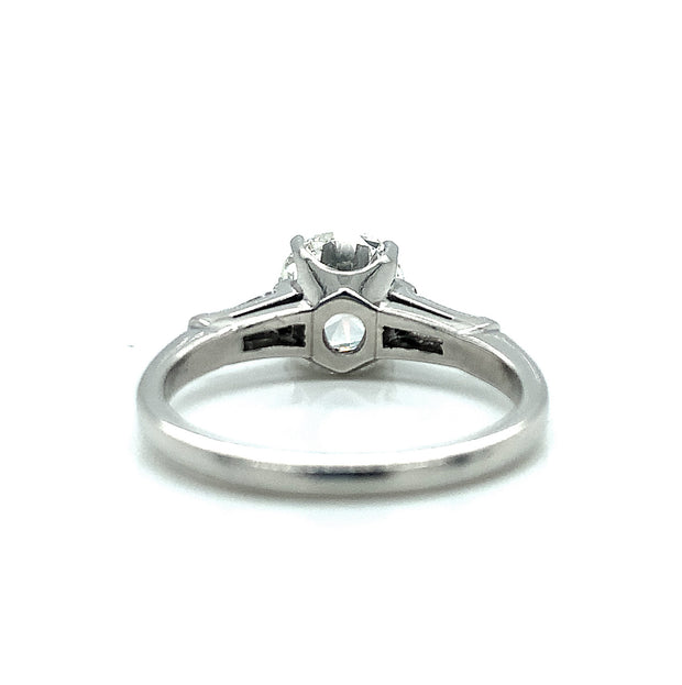 Platinum Diamond Engagement Ring - "Queen of Light"