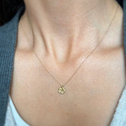 Petite Gold and Diamond Necklace - "Nebula"