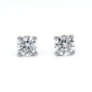 Lab Grown Diamond 4 Prong Stud Earrings - 0.66ctw