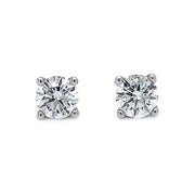 Lab Grown Diamond 4 Prong Stud Earrings - 0.66ctw