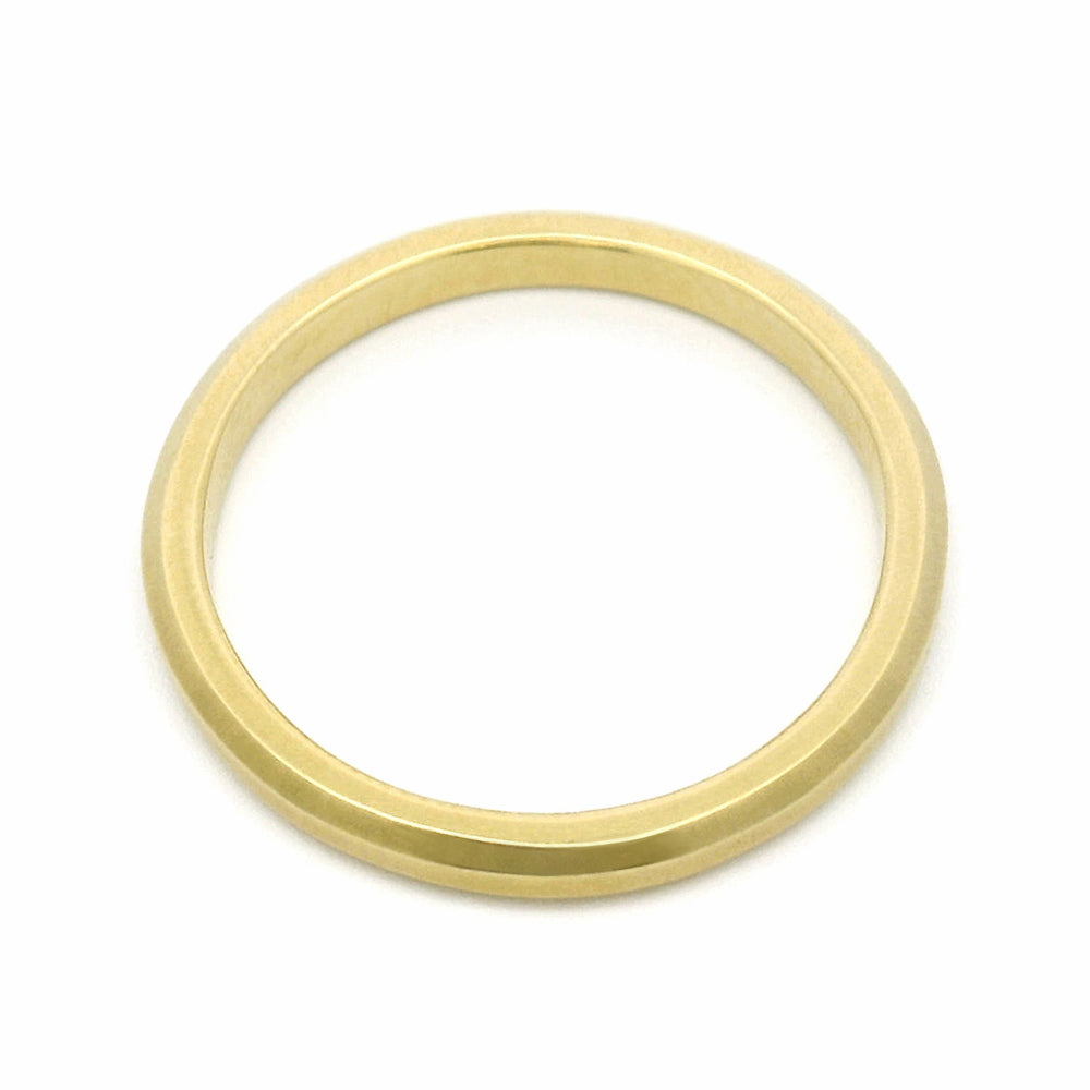 Yellow Gold  Wedding Band - "Hana"