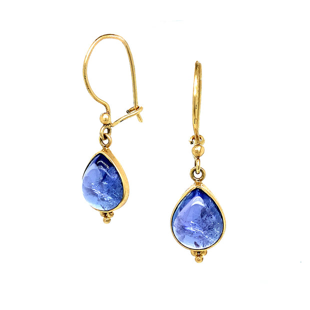 Tanzanite Drop Earrings - "Drops of Twilight"