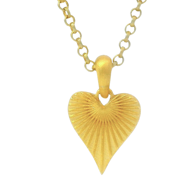 Gold Vermeil Necklace - "Heart of Joy"