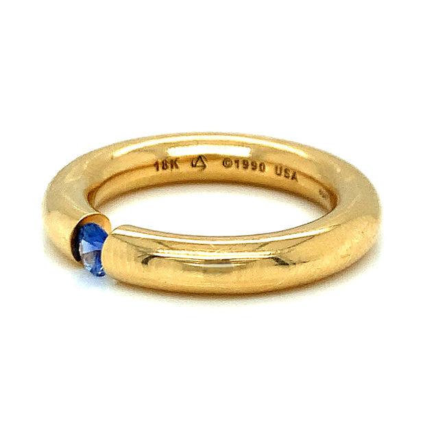 Montana Yogo Sapphire Tension Ring