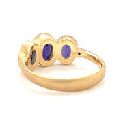 Yogo Sapphire & Diamond Ring - "Queen of the Gulch"