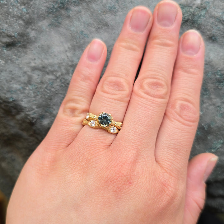 Diamond & Yellow Gold Ring- "Nectere"