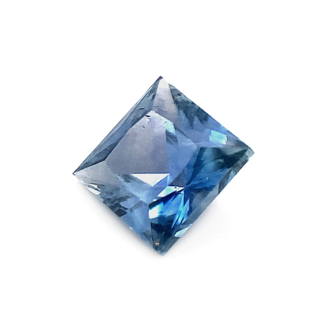 Square-Cut Grey Blue Winter Loose Montana Sapphire side