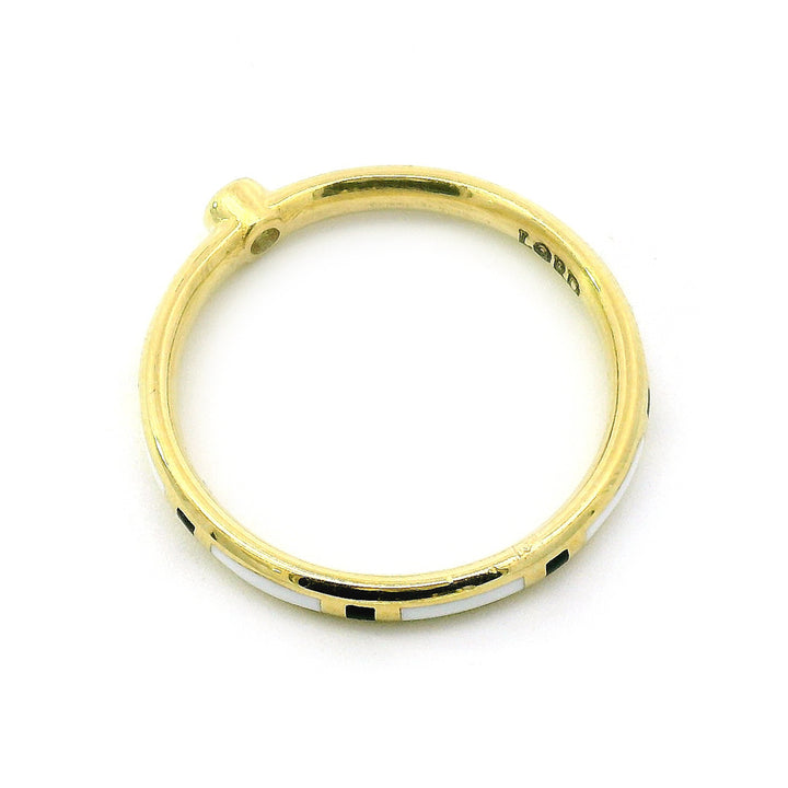 Yogo Sapphire & Enamel Band - "Rock Candy"