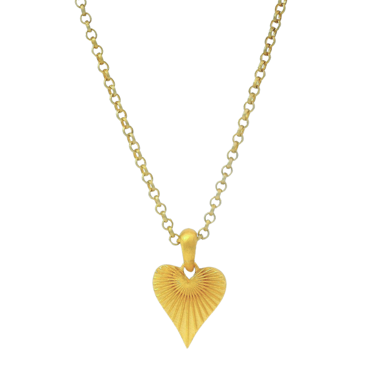 Gold Vermeil Necklace - "Heart of Joy"