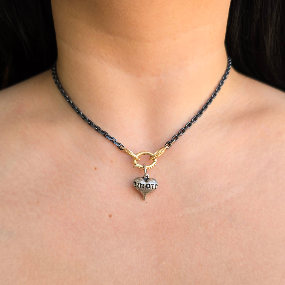 Sterling Silver Heart Pendant - "Love of Life"
