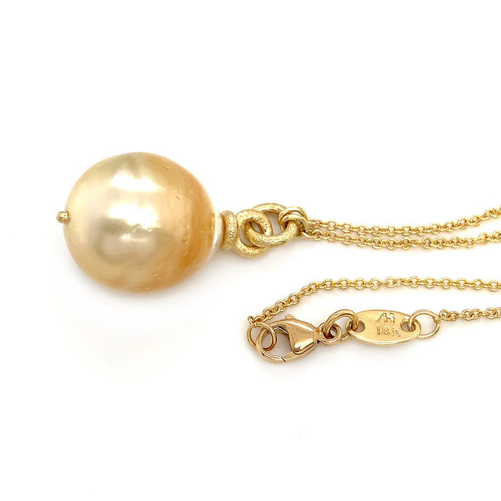 South Sea Pearl Gold Necklace - "Cordeila"