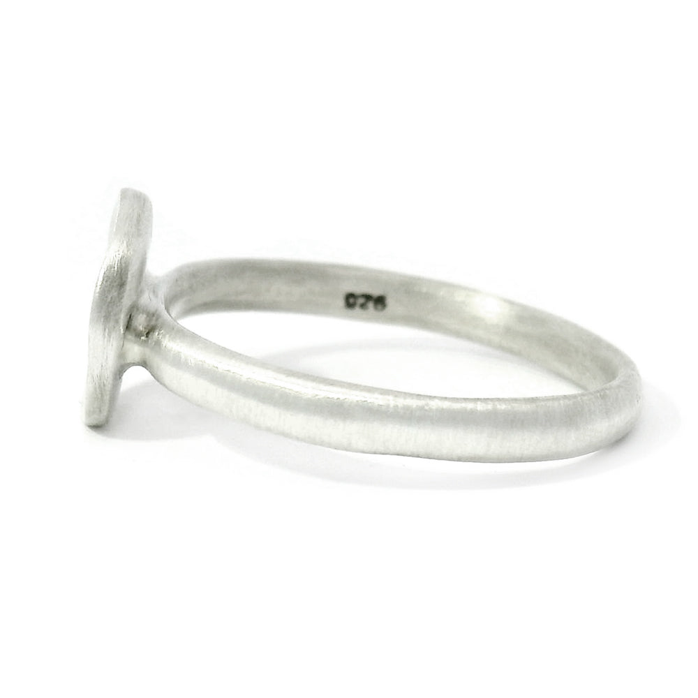 Sterling Silver & Diamond Ring - "Four Star Wave"