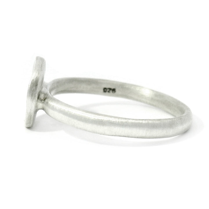 Sterling Silver & Diamond Ring - "Four Star Wave"