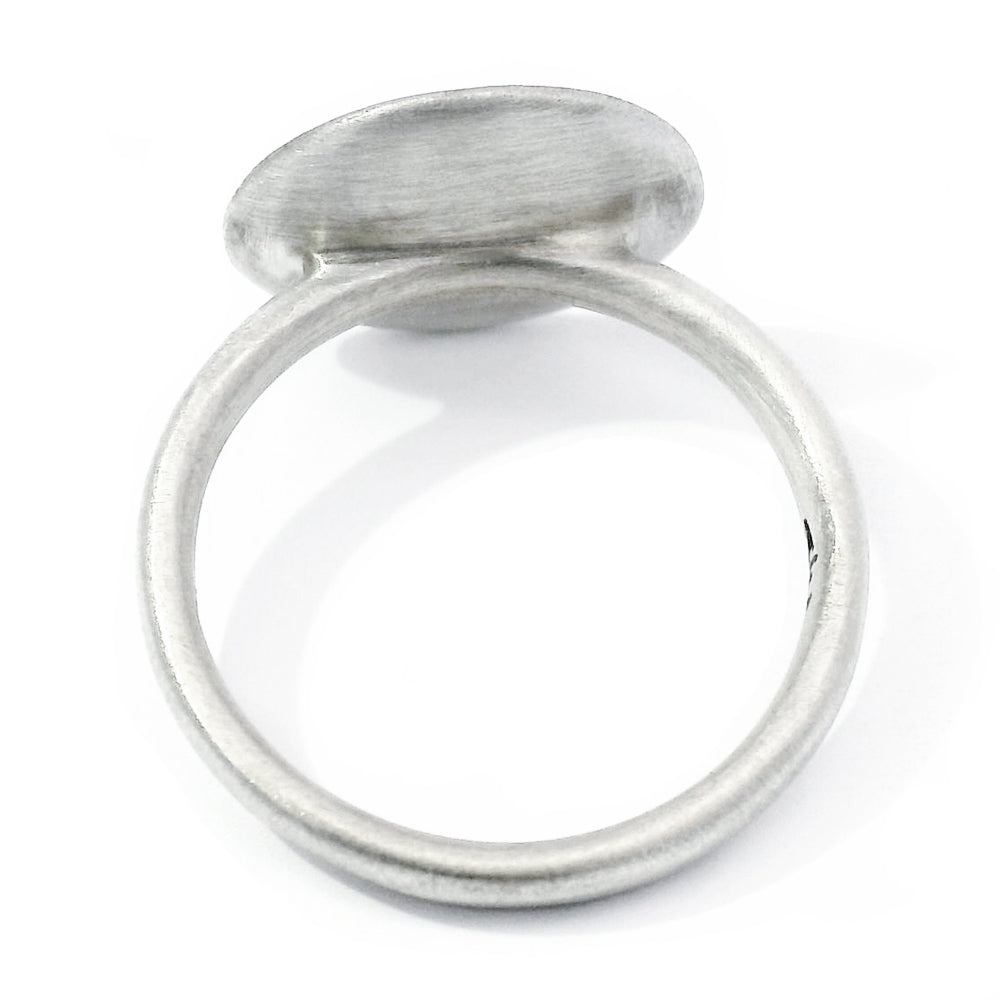 Silver & Gold Diamond Ring - "Four Star Harmony"