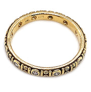 Alex Sepkus Diamond & 18K Yellow Gold Circle Band Top