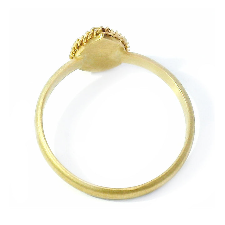 Brown Salt & Pepper Diamond Ring - "Siena"