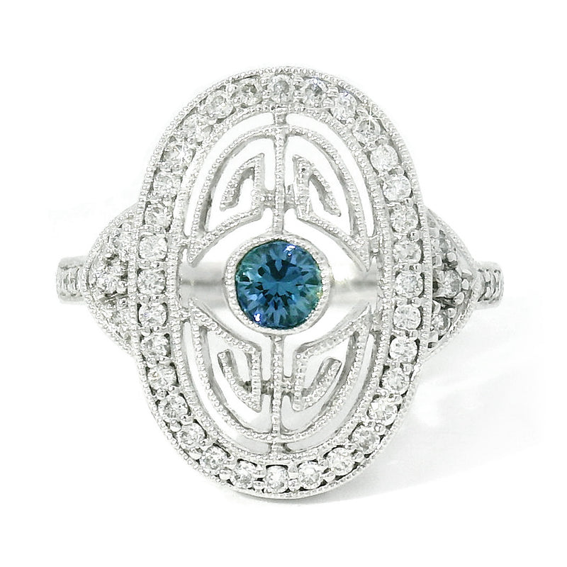 Yogo Sapphire & Diamond Ring - "Yogo Soirée"