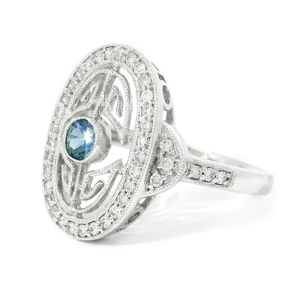 Yogo Sapphire & Diamond Ring - "Yogo Soirée"