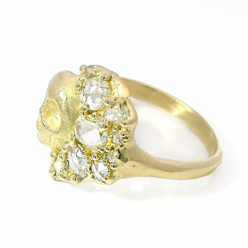 Diamond & Yellow Gold Ring - "Crown of Jewels"