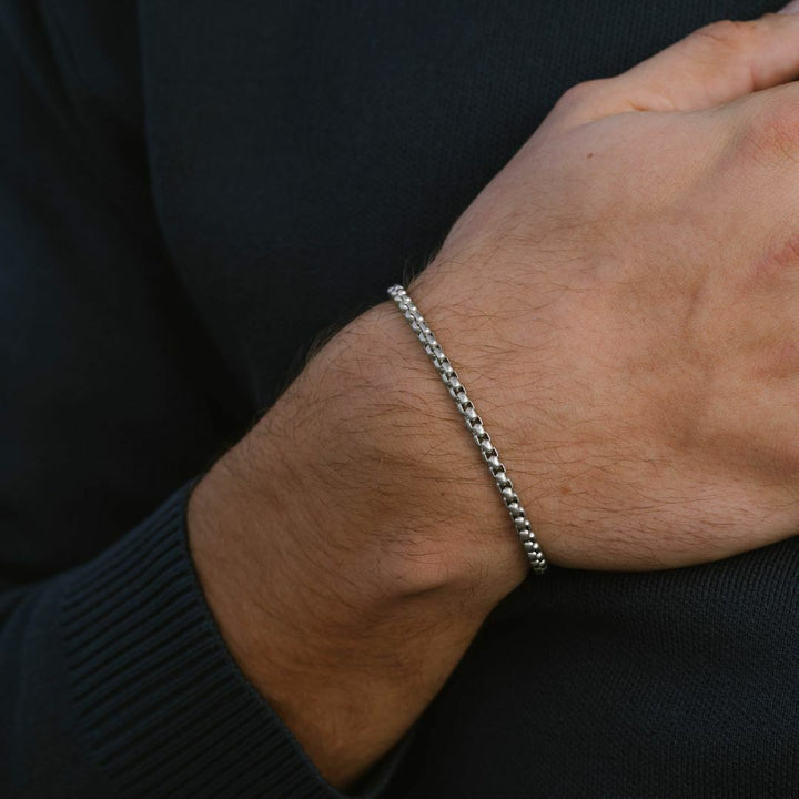 Stainless Steel Link Bracelet - "Boxed"