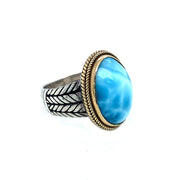 Cabochon Larimar Ring