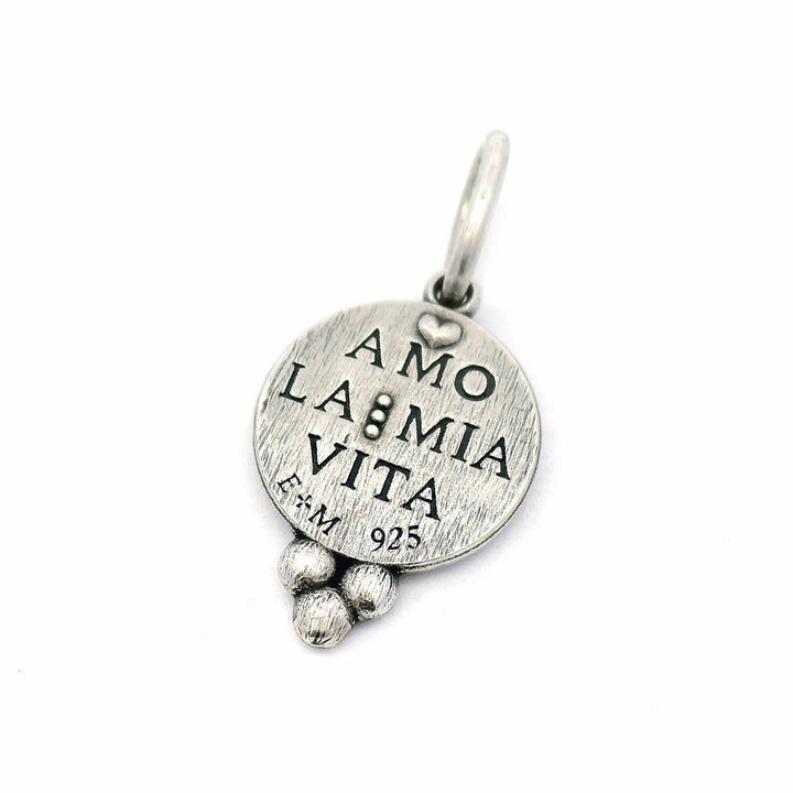 Tree of Life pendant by Erica Molinari in sterling silver with diamonds