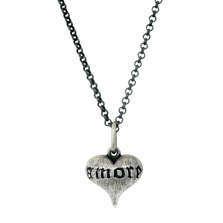 Sterling Silver Heart Pendant "Love of Life"