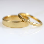 Yellow Gold  Wedding Band - "Hana"