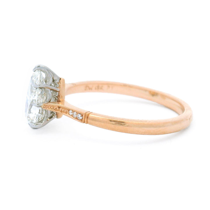 Pear-Shaped Diamond Engagement Ring - "Margot"