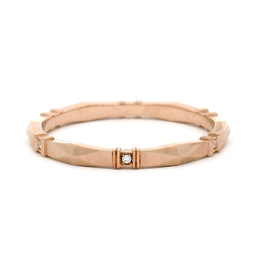Diamond Weding Band - "Viola"