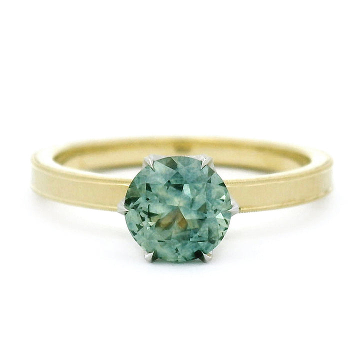 Montana Sapphire Engagement Ring - "Grace Solitaire"