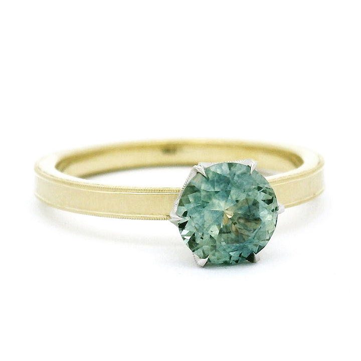 Montana Sapphire Engagement Ring - "Grace Solitaire"