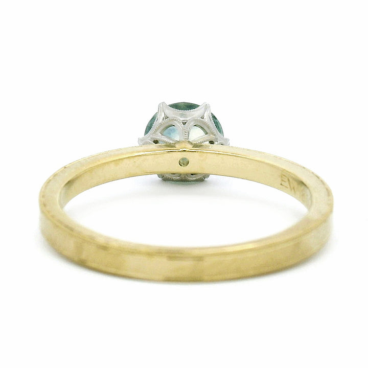 Montana Sapphire Engagement Ring - "Grace Solitaire"