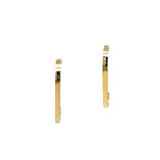 14KY Minimalist Medium Ear Cuff Earrings- "Axton"