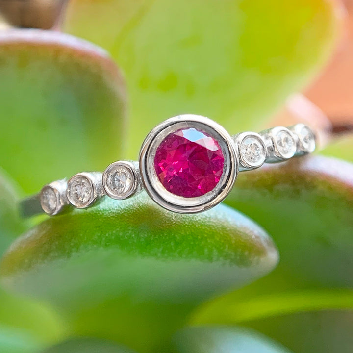 Ruby & Diamond Ring - "Remembrance"