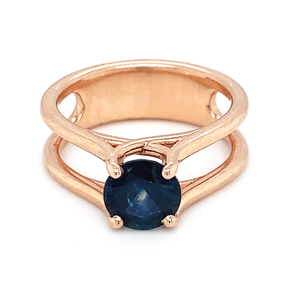 Montana Sapphire Engagement Ring - "Arabella"