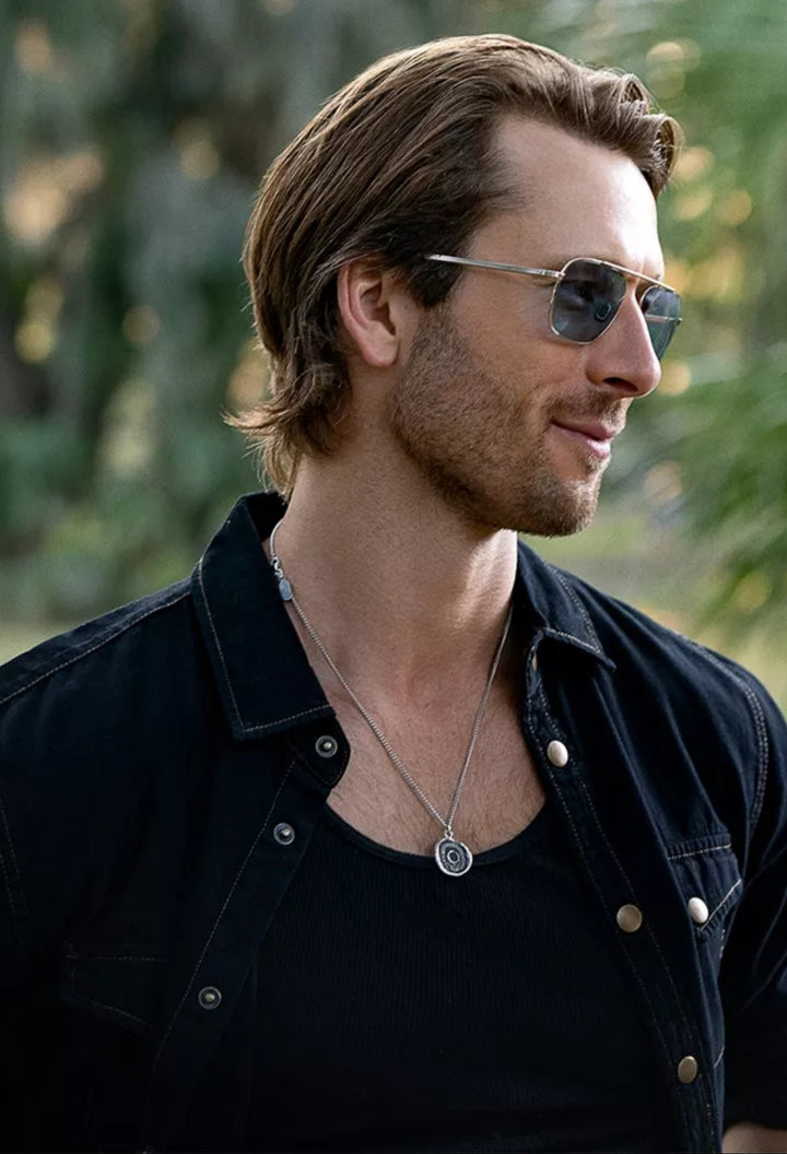 Sterling Silver & Yellow Gold Ouroboros Talisman Necklace - "Knowledge"