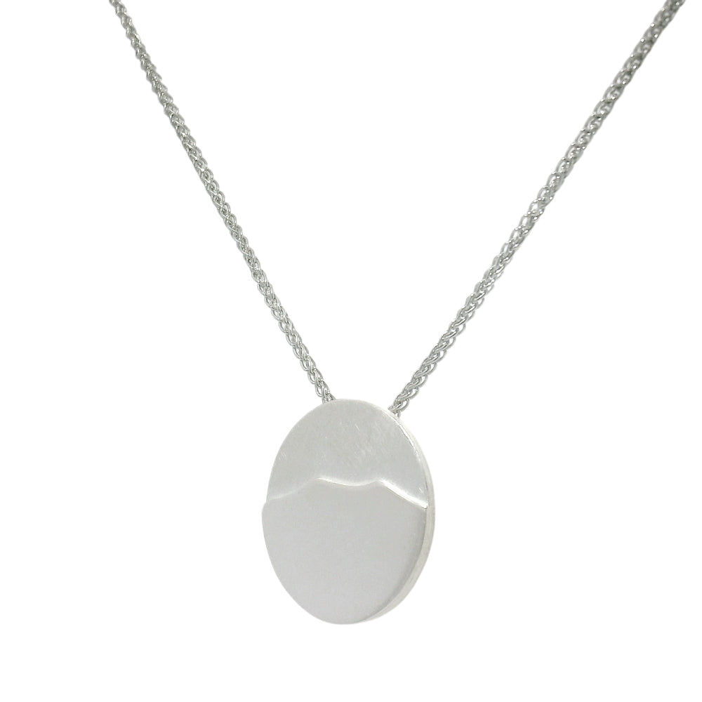 Sterling Silver Mountain Pendant - "Bridger Mountains"