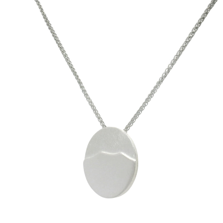 Sterling Silver Mountain Pendant - "Bridger Mountains"