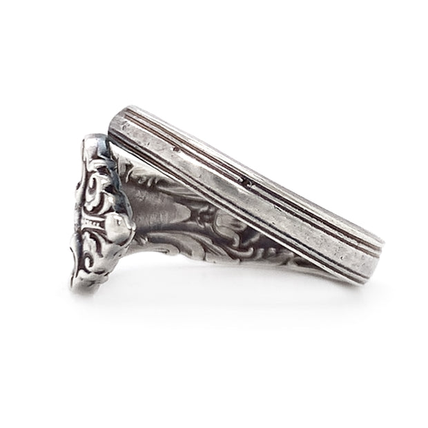 Adjustable Sterling Silver Spoon Ring - "Phillipa"