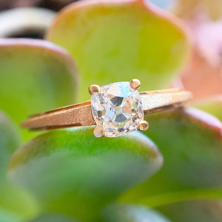 Peruzzi Diamond Yellow Gold Solitaire Ring - "Timeless Treasure"