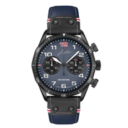 Meister Pilot Chronoscope Navy Blue USA 27/3395.00 - Limited Edition