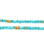 Gold Vermeil & Amazonite Beaded Necklace