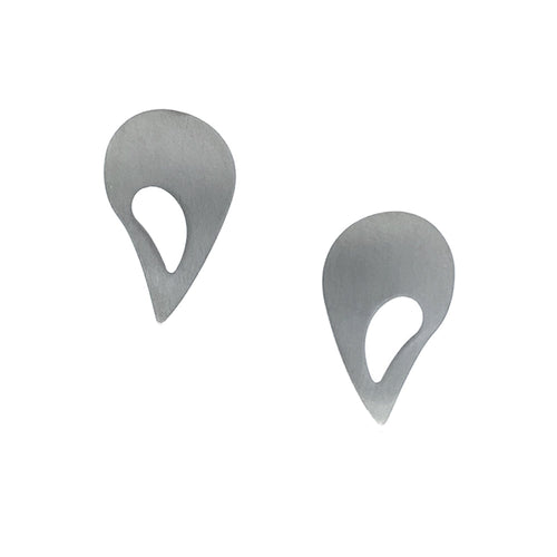 Sterling Silver Earrings - "Paisley Stud"