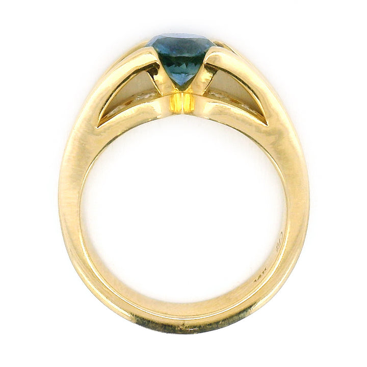 Montana Sapphire & Diamond Ring - "Cutbank"