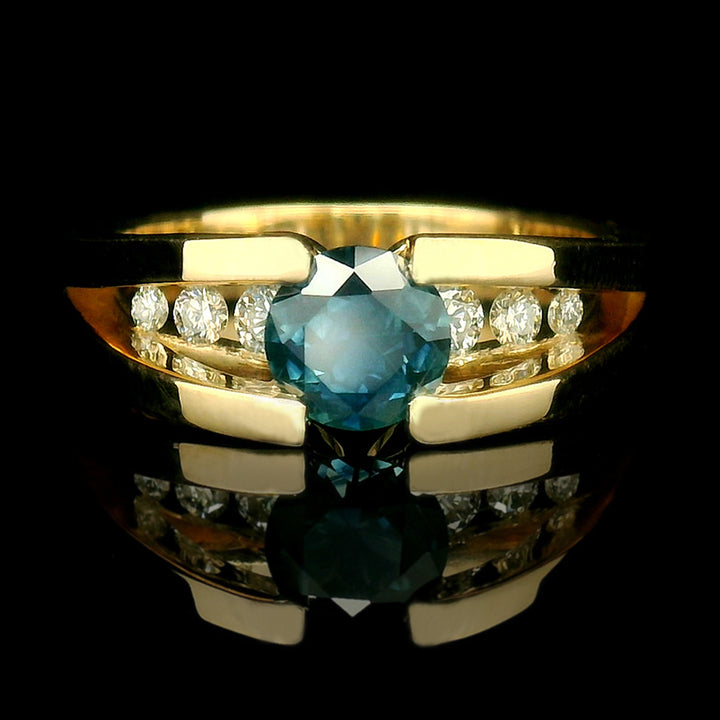 Montana Sapphire & Diamond Ring - "Cutbank"